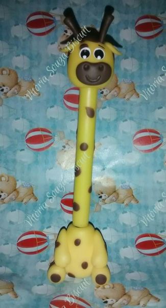 caneta personalizada Girafa