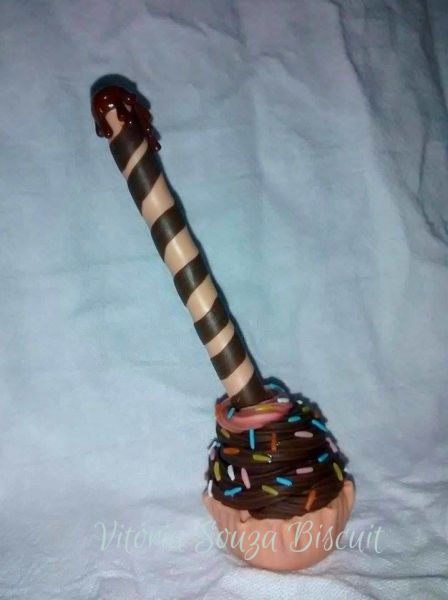 caneta personalizada Cupcake
